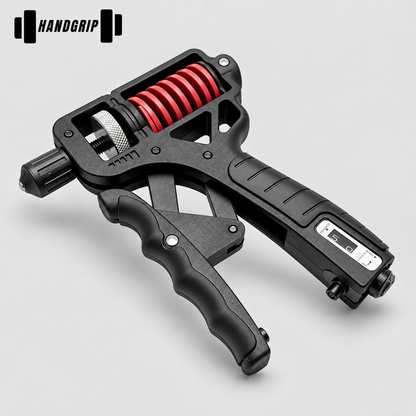 HandGrip™ – Ergonomisk Handtränare med Räknare (5–165 kg)
