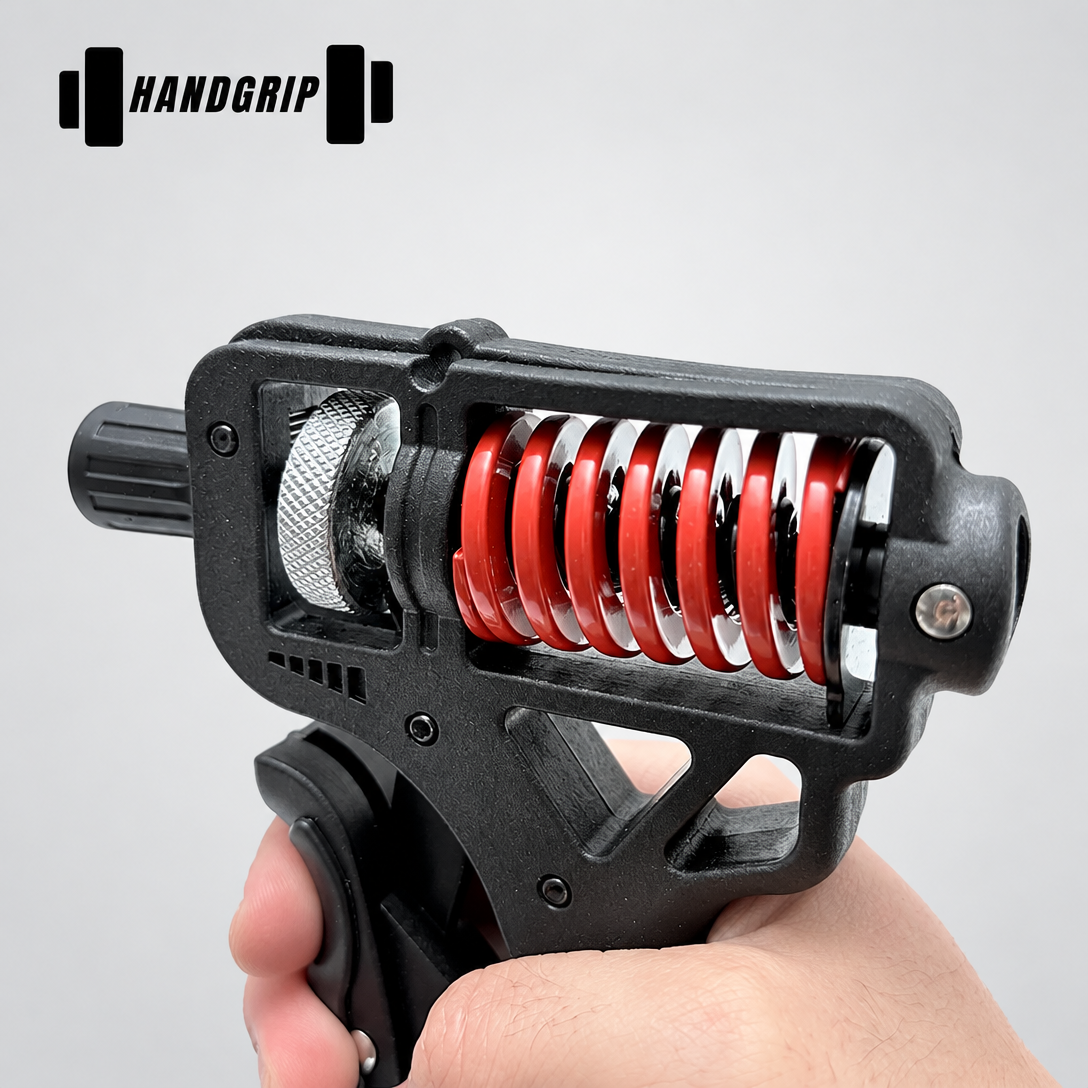 HandGrip™ – Ergonomisk Handtränare med Räknare (5–165 kg)